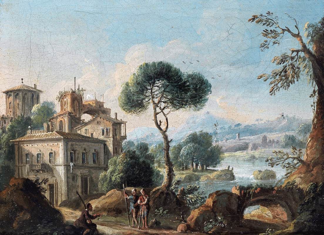 View of Tivoli and the Roman Campagna by