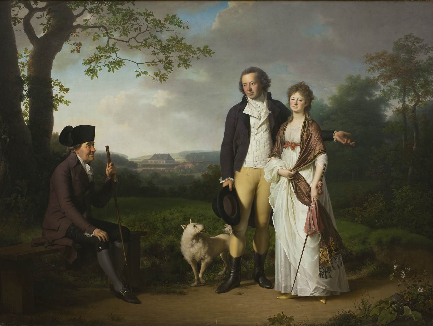 Niels Ryberg with his Son and Daughter-in-Law by