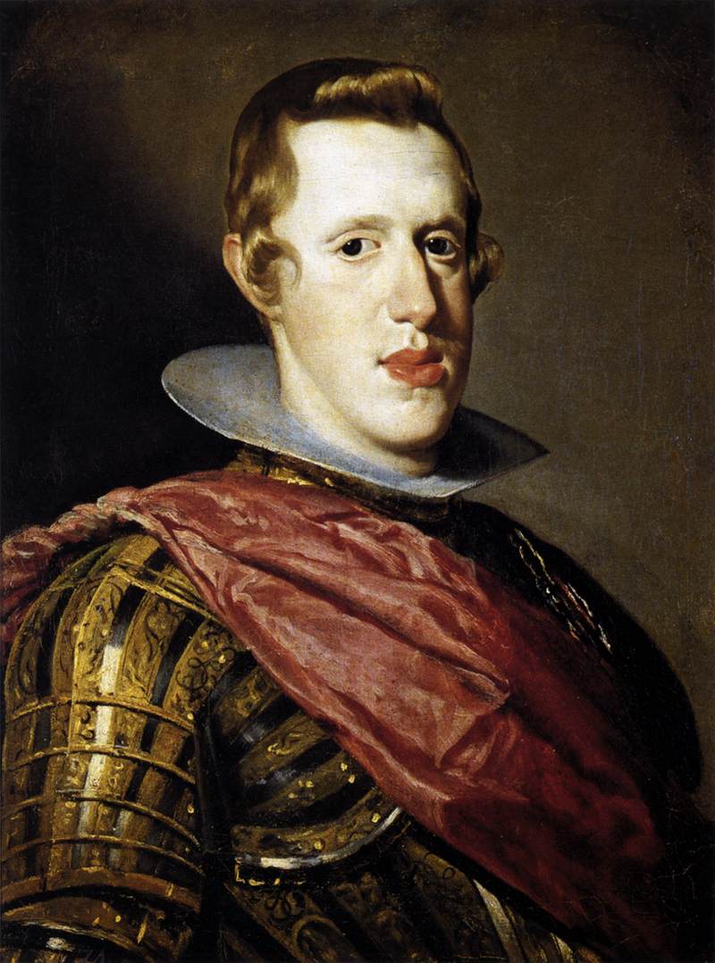 Philip IV in Armour by VELÁZQUEZ, Diego Rodriguez de Silva y