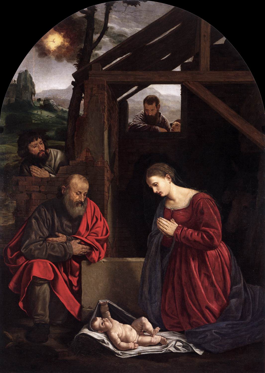 Adoration of the Shepherds by SAVOLDO, Giovanni Girolamo