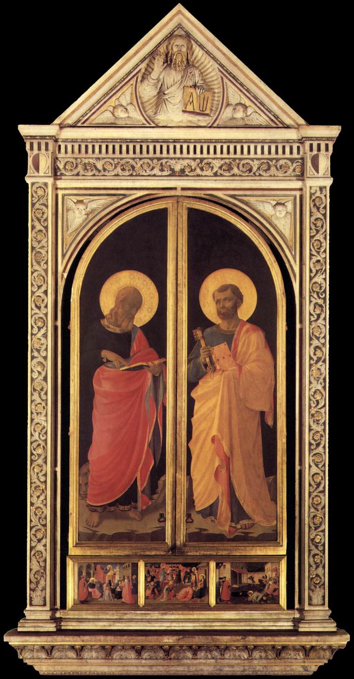 Linaioli Tabernacle (shutters closed) by ANGELICO, Fra