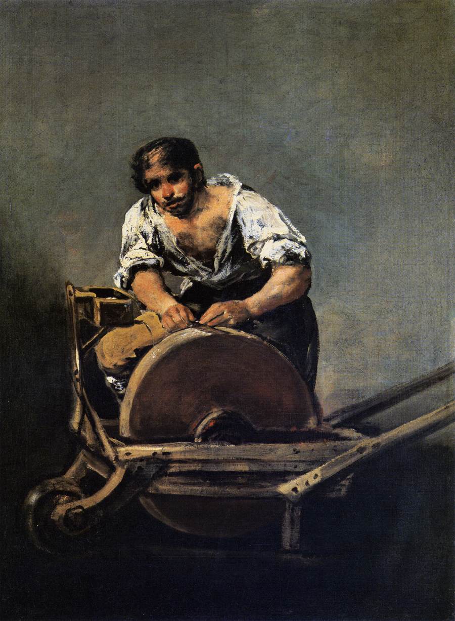 Knife Grinder by GOYA Y LUCIENTES, Francisco de