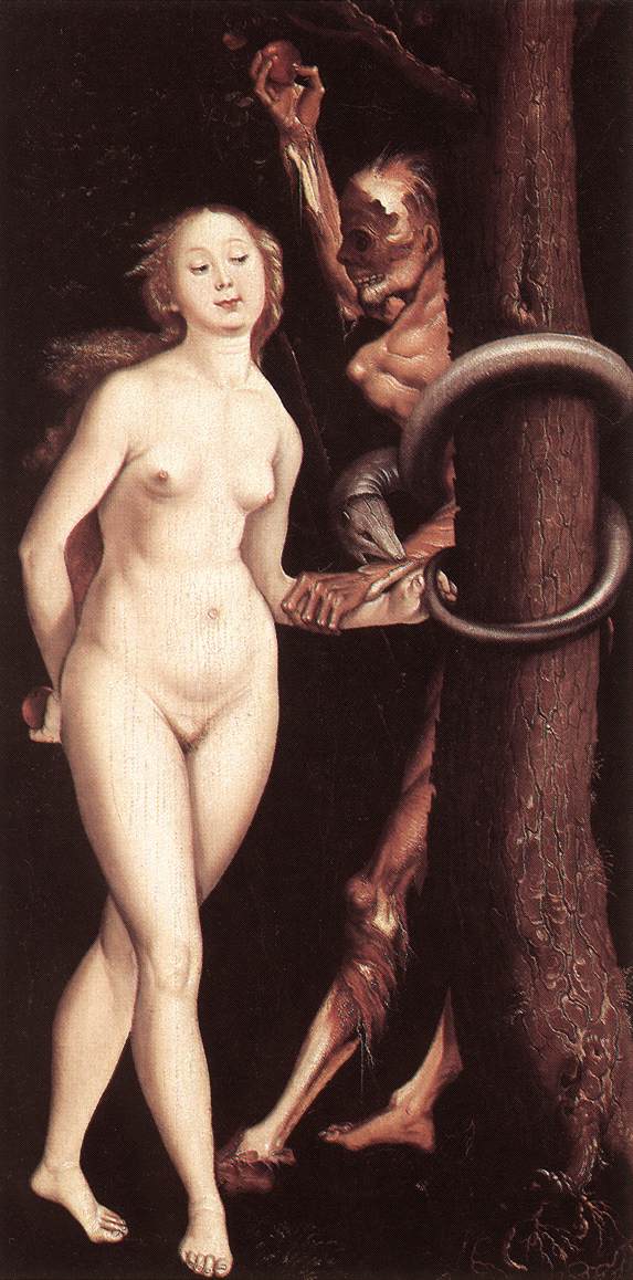 Eve, the Serpent, and Death by BALDUNG GRIEN, Hans