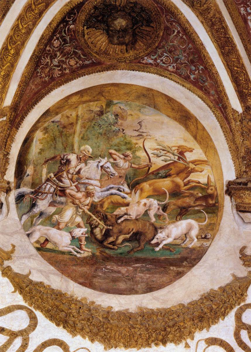 Hunting Scene by GIULIO ROMANO