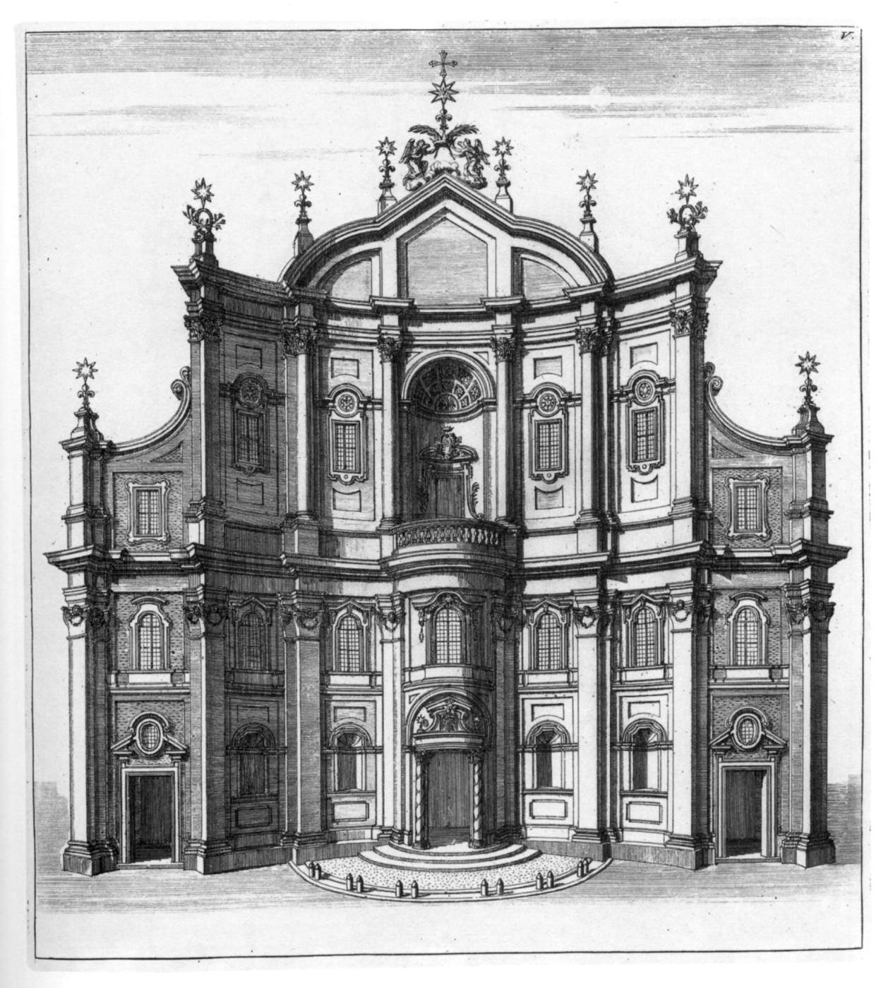 Façade of the Oratorio dei Filippini by BARRIÈRE, Dominique