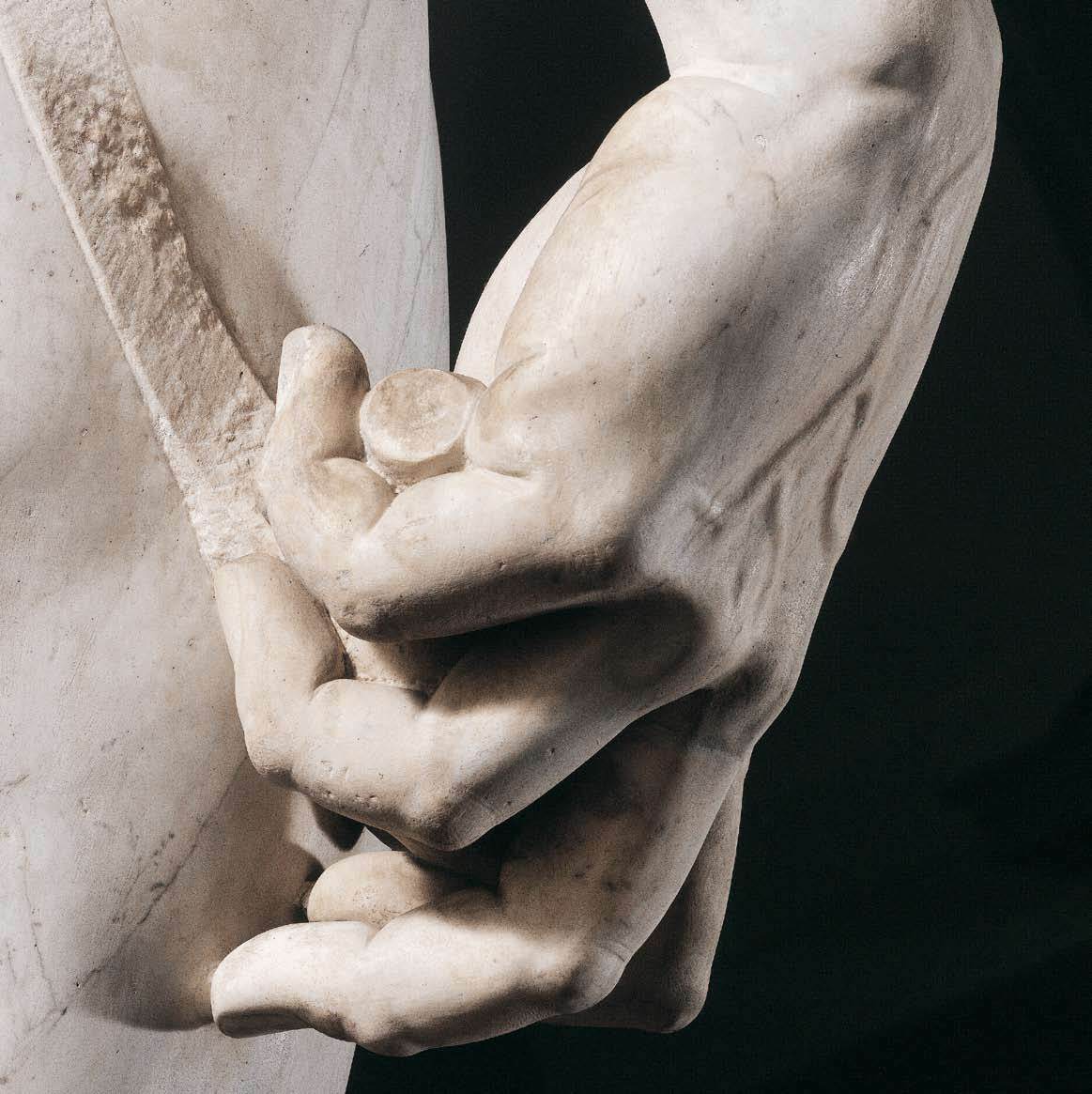 David (detail) by MICHELANGELO Buonarroti