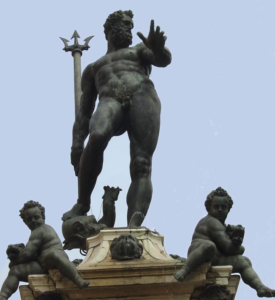 Fountain of Neptune (detail) by