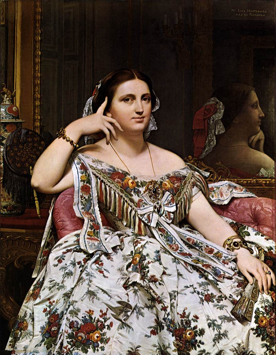 Madame Moitessier by INGRES, Jean-Auguste-Dominique