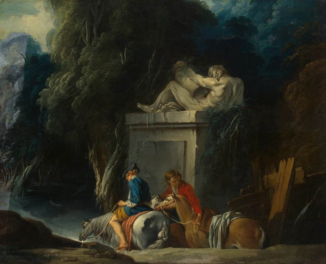 Crossing the Ford by BOUCHER, François