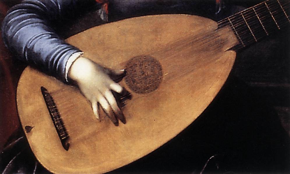 Saint Cecilia and the Angel (detail) by