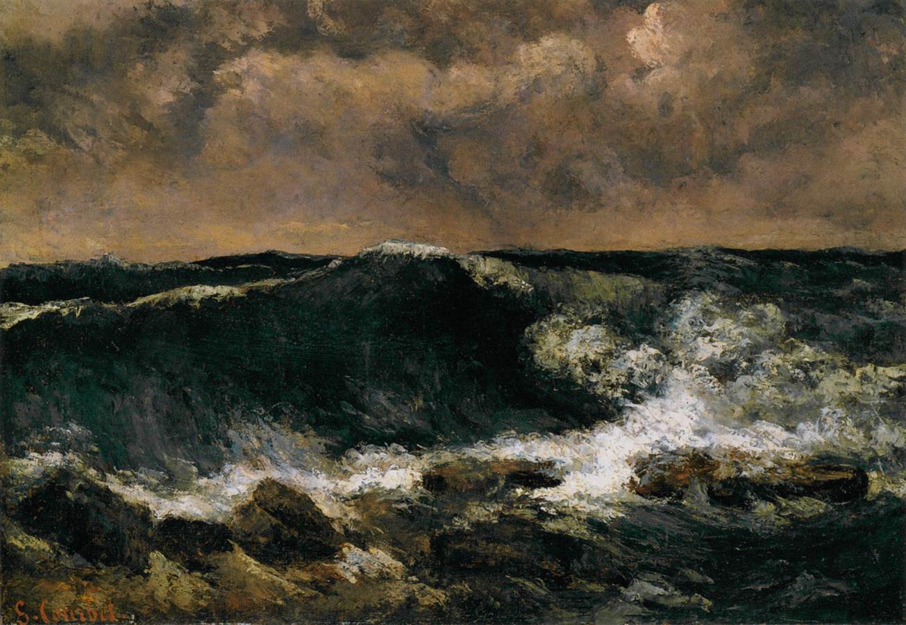 The Wave by COURBET, Gustave