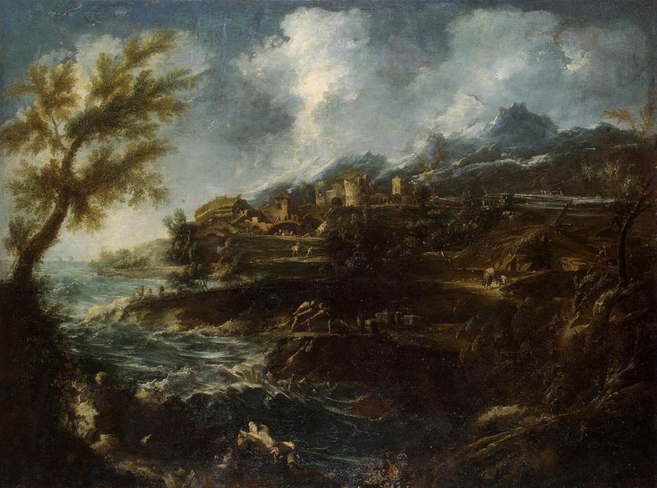 The Seashore by MAGNASCO, Alessandro