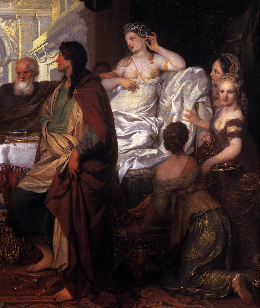 Cleopatra's Banquet (detail) by LAIRESSE, Gérard de