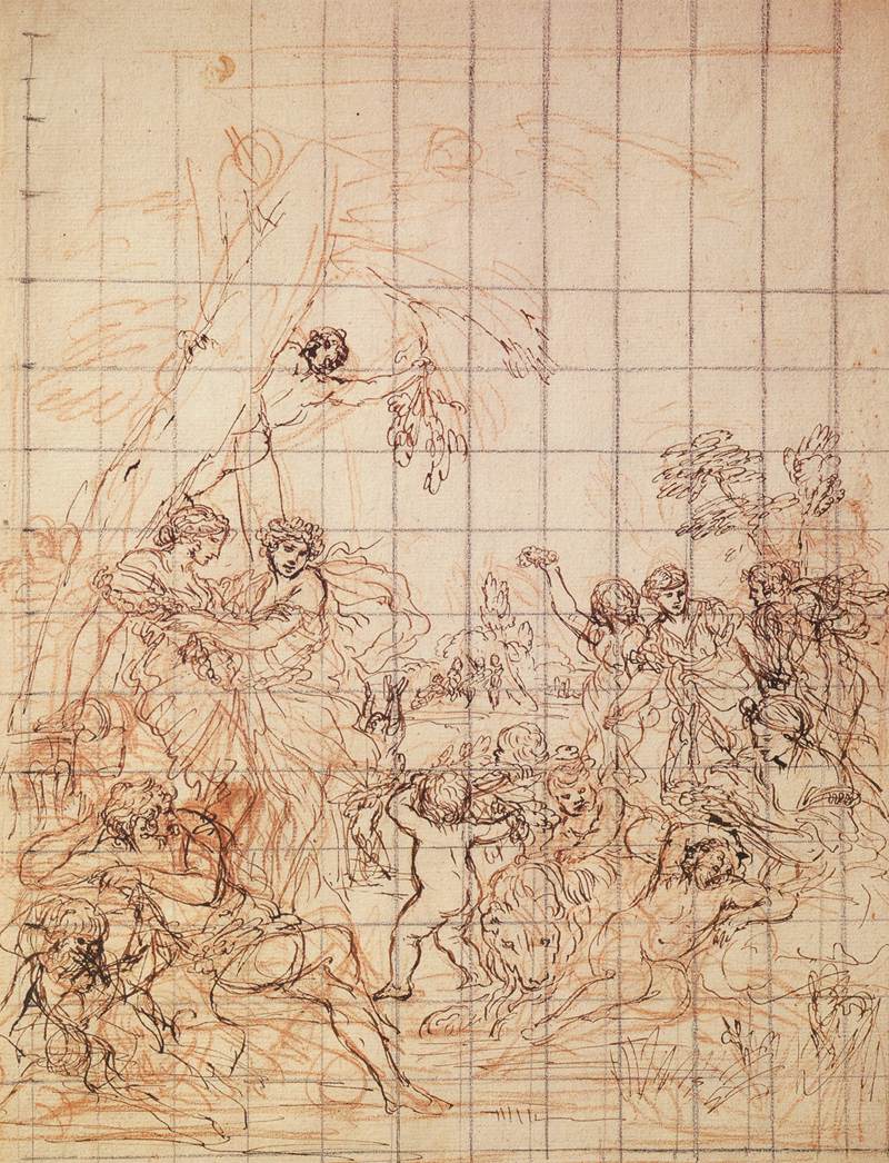 Study for the Age of Gold by CORTONA, Pietro da