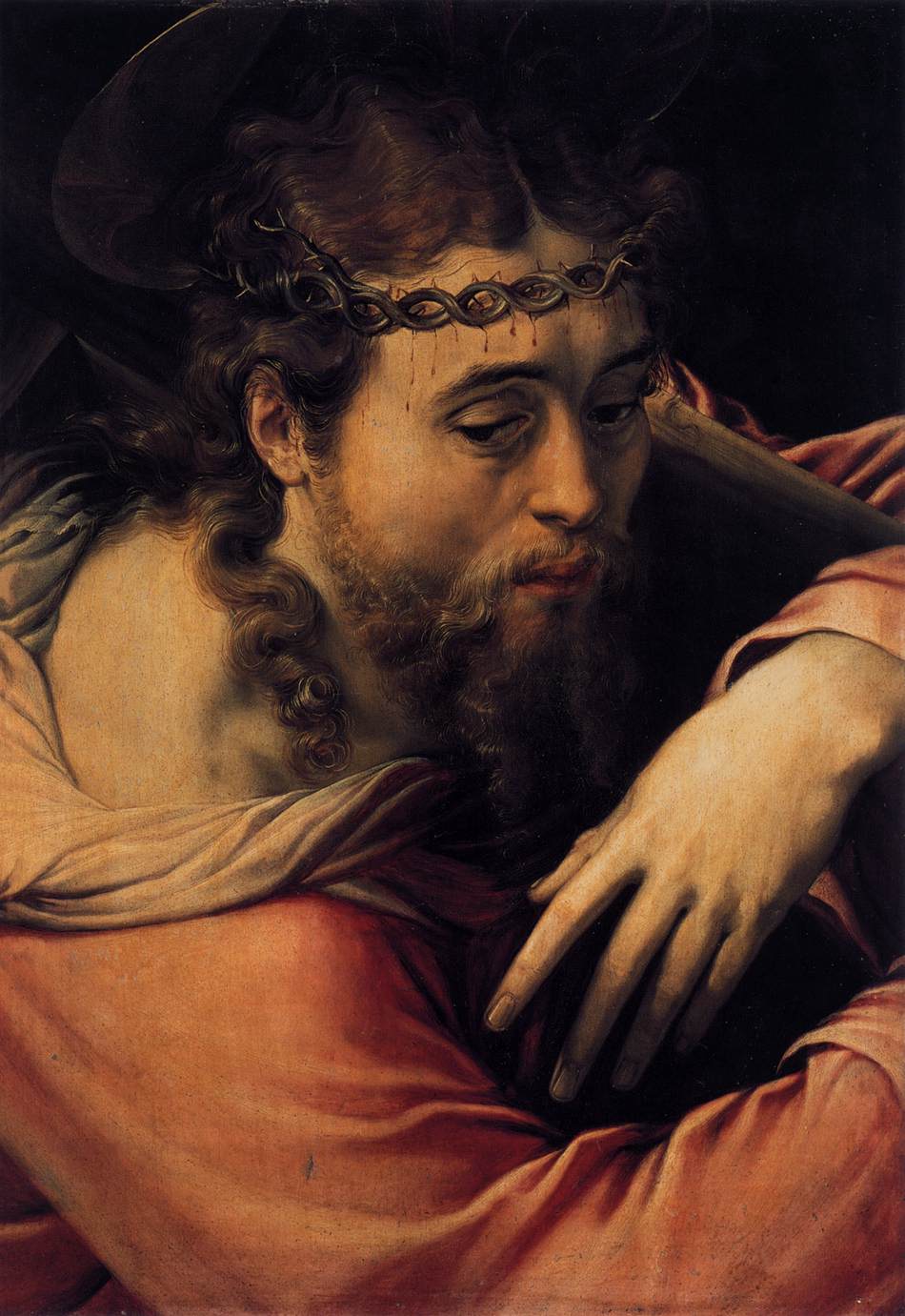 Christ Carrying the Cross by SALVIATI, Cecchino del