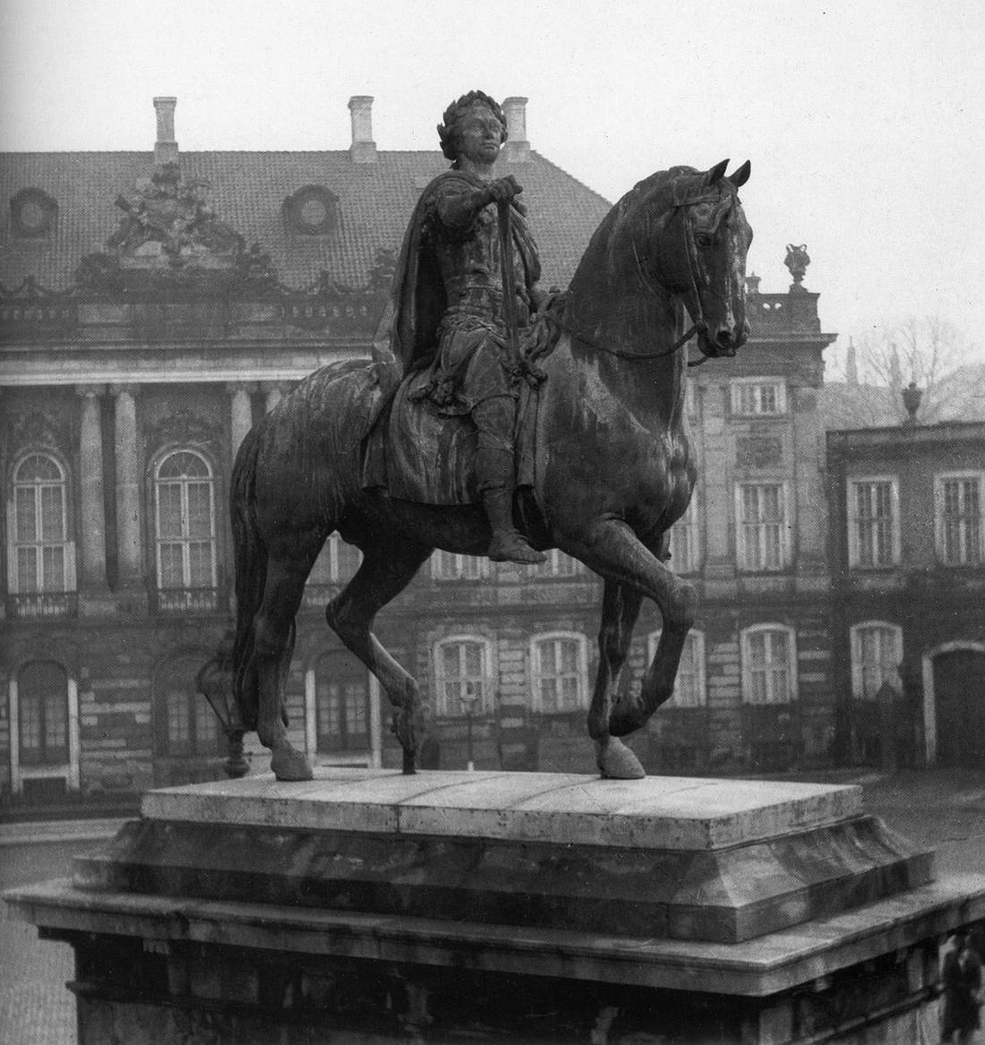 Equestrian Statue of Frederick V of Denmark by SALY, Jacques-François-Joseph