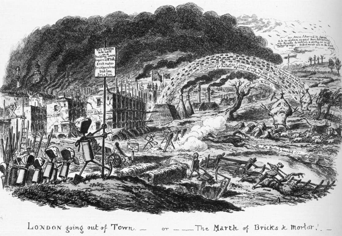 London, Leaving the City by CRUIKSHANK, George