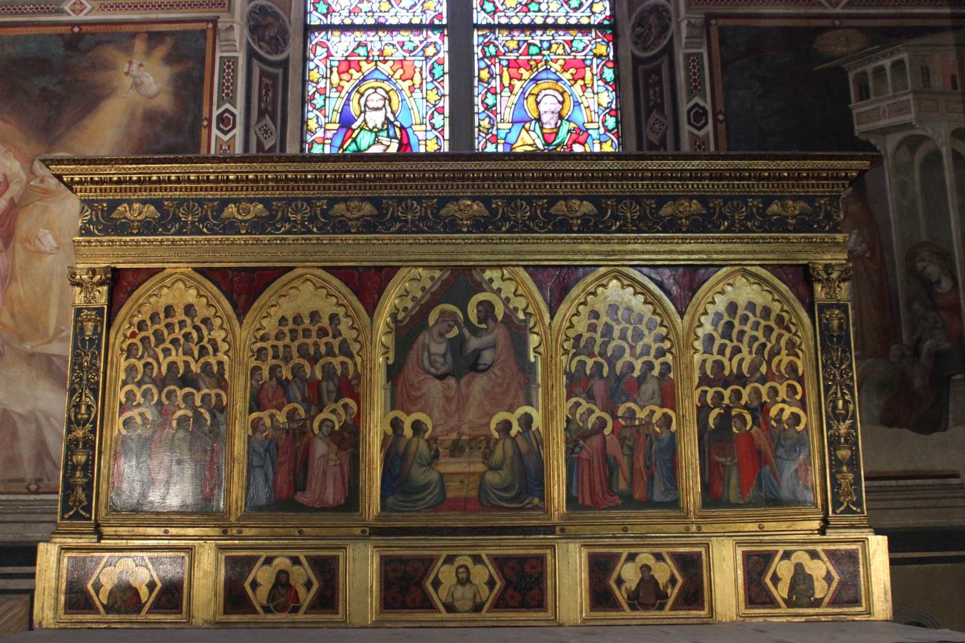 Baroncelli Polyptych by GIOTTO di Bondone