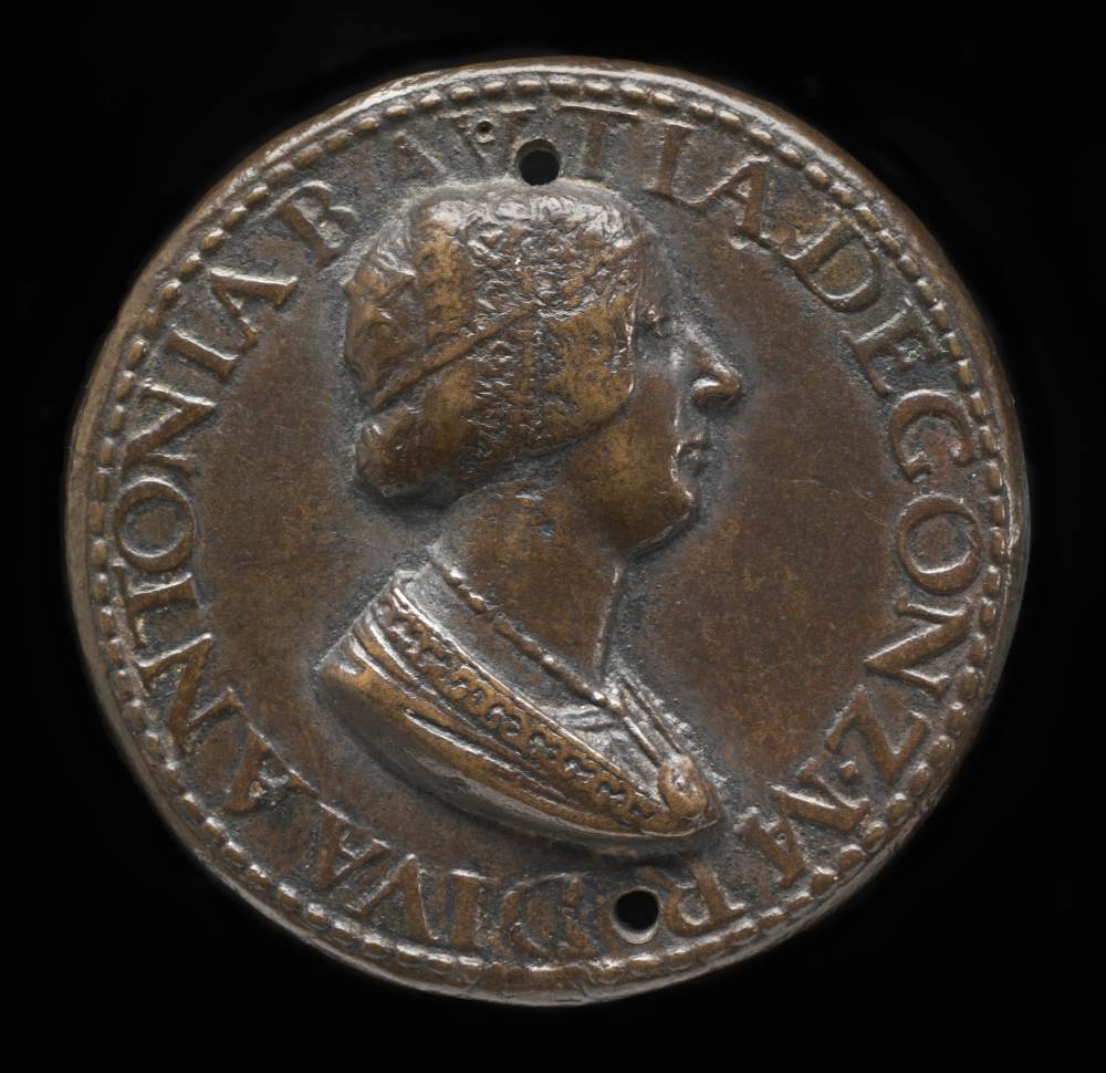 Medal of Antonia del Balzo (obverse) by