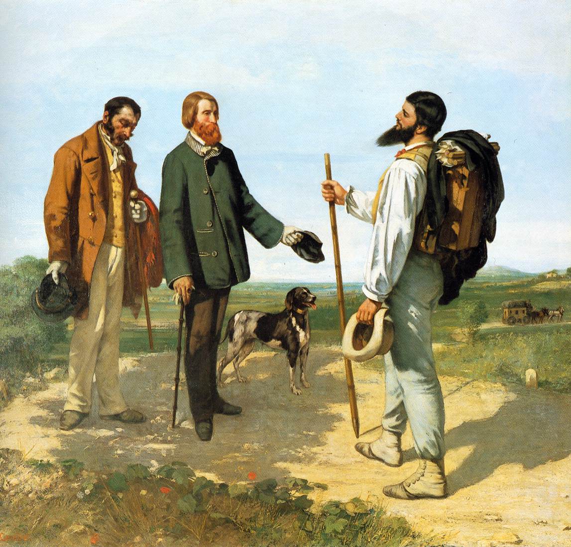 The Meeting or Bonjour Monsieur Courbet by