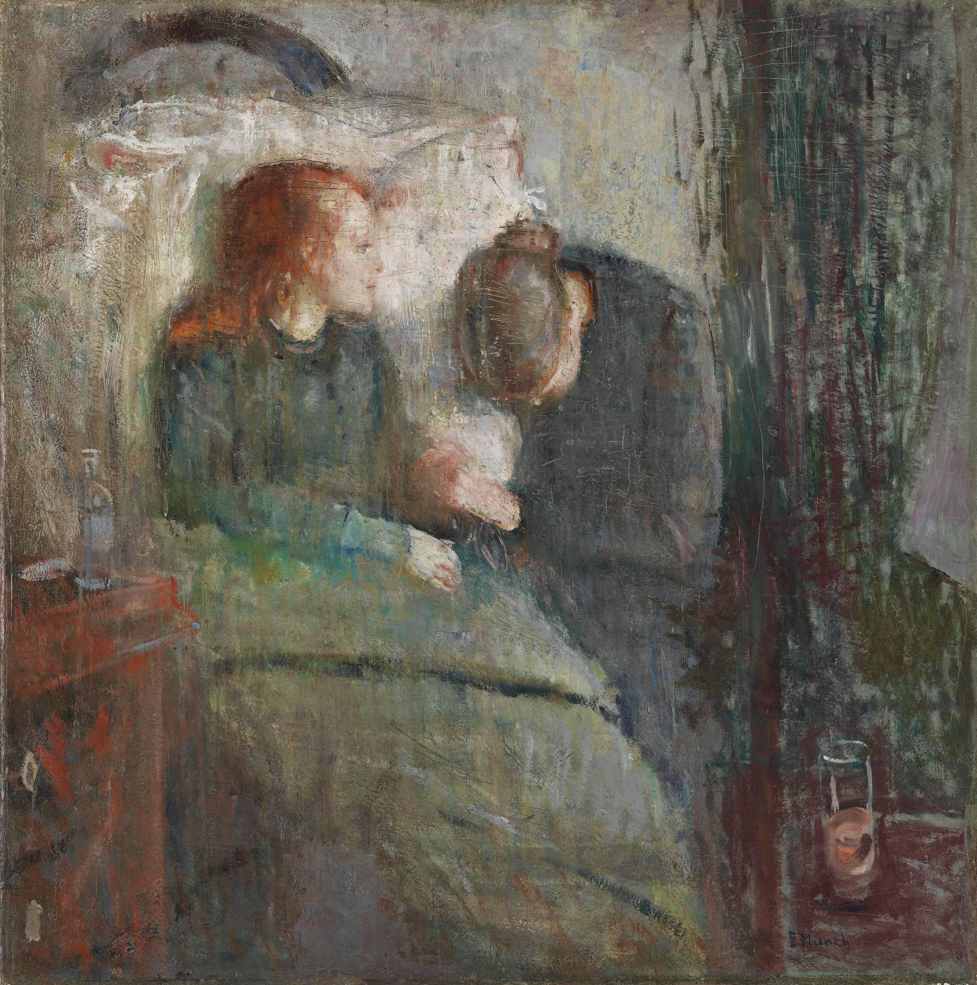 The Sick Child by MUNCH, Edvard