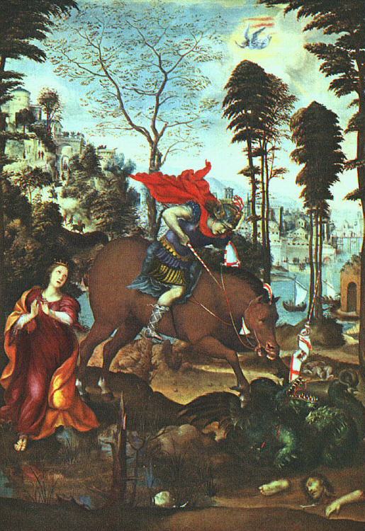 St George and the Dragon by