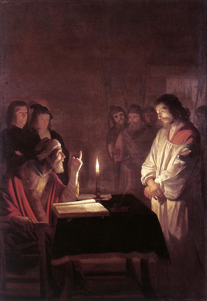 Christ before the High Priest by HONTHORST, Gerrit van