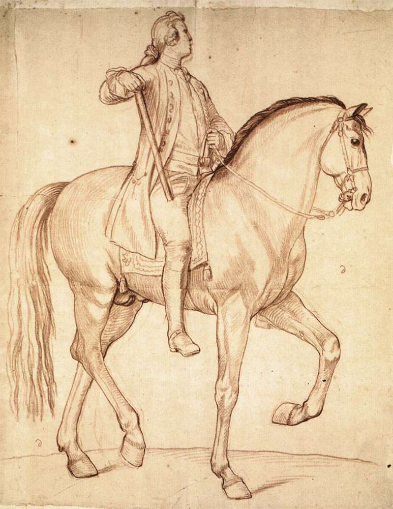 Study for the Equestrian Statue of Louis XV by