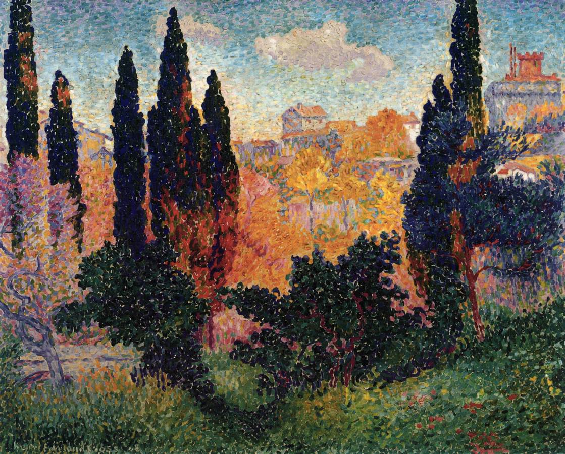 Cypresses at Cagnes by