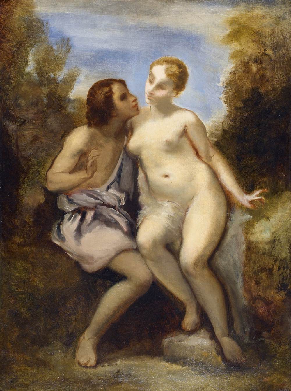 Venus and Adonis by DIAZ DE LA PEÑA, Narcisse Virgile