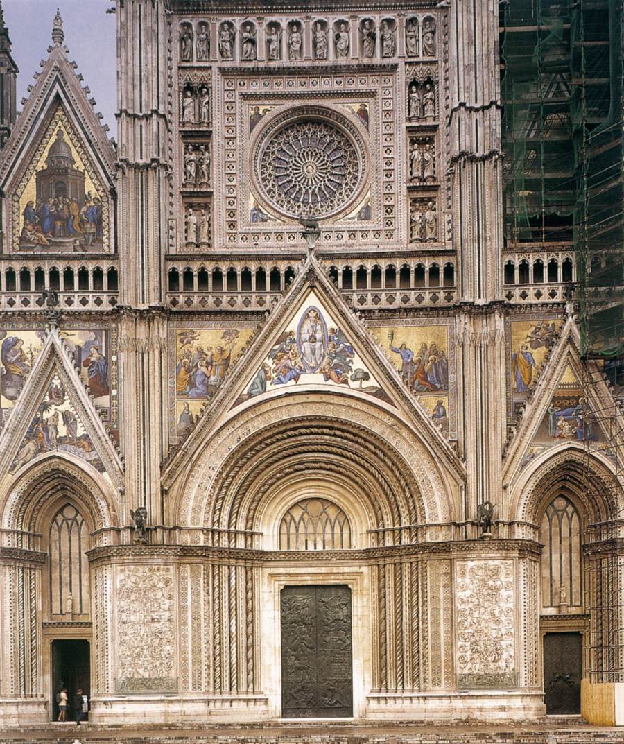 Façade of the Cathedral by MAITANI, Lorenzo