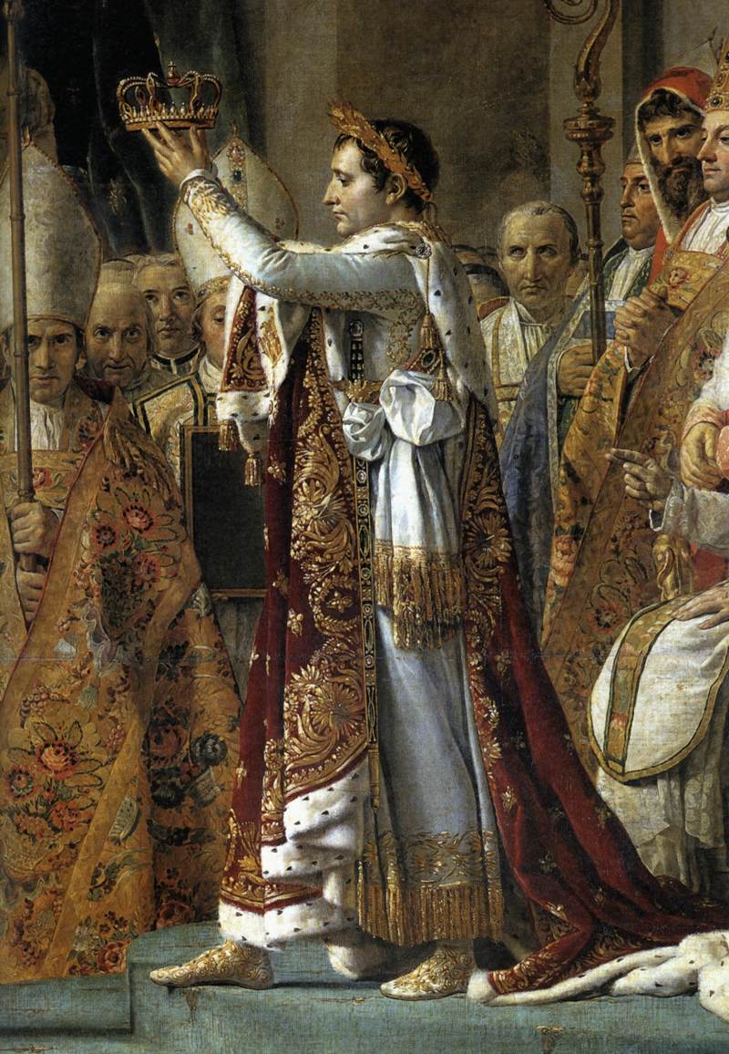 Consecration of the Emperor Napoleon I (detail) by DAVID, Jacques-Louis