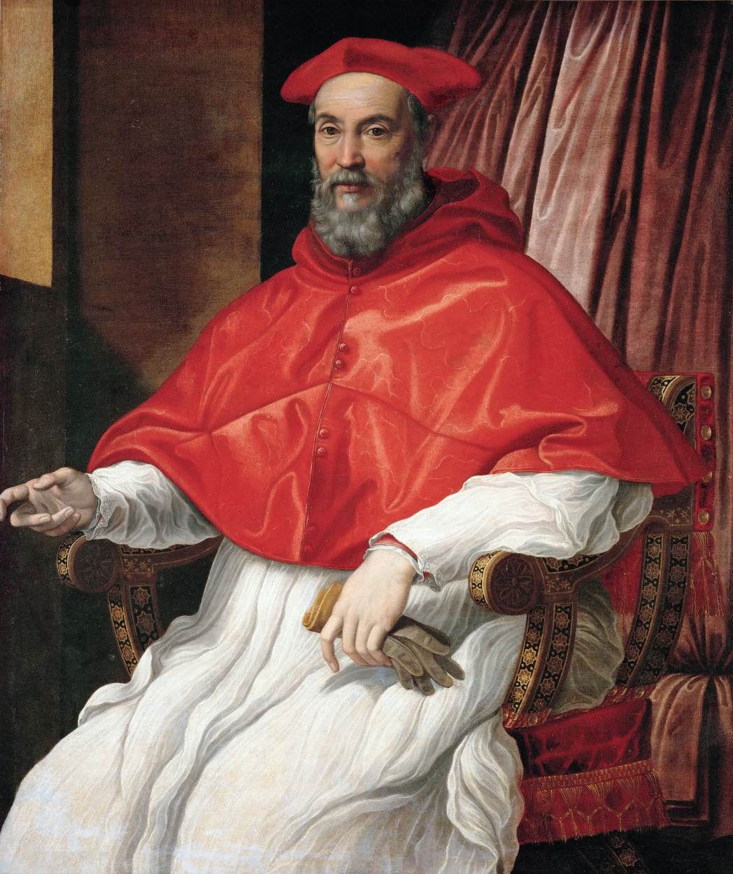 Portrait of Cardinal Niccolò Gaddi by CONTE, Jacopino del