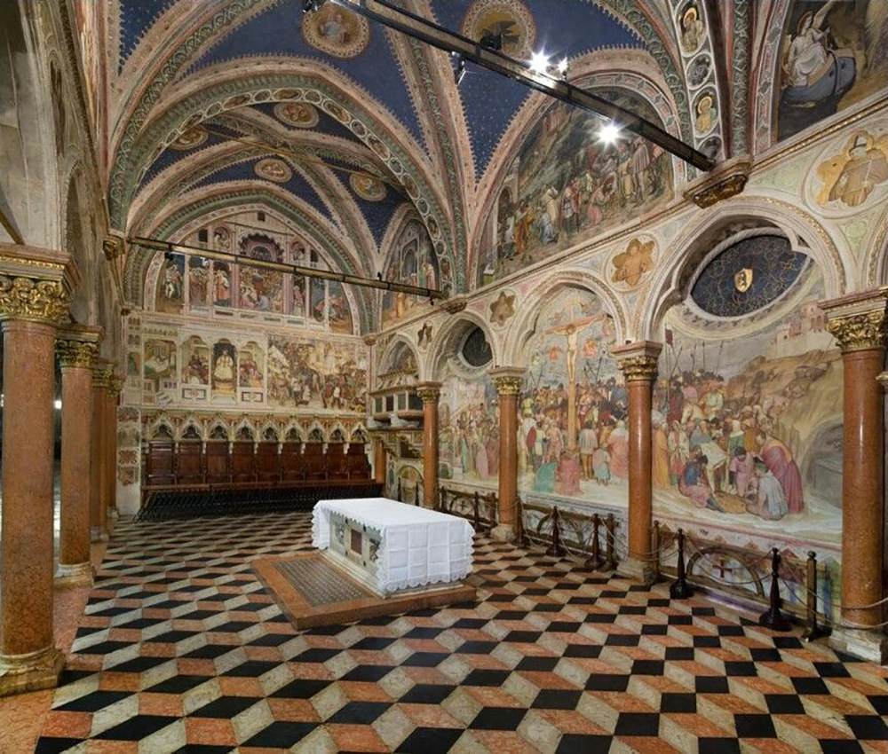 Interior view of the Cappella di San Giacomo Maggiore by