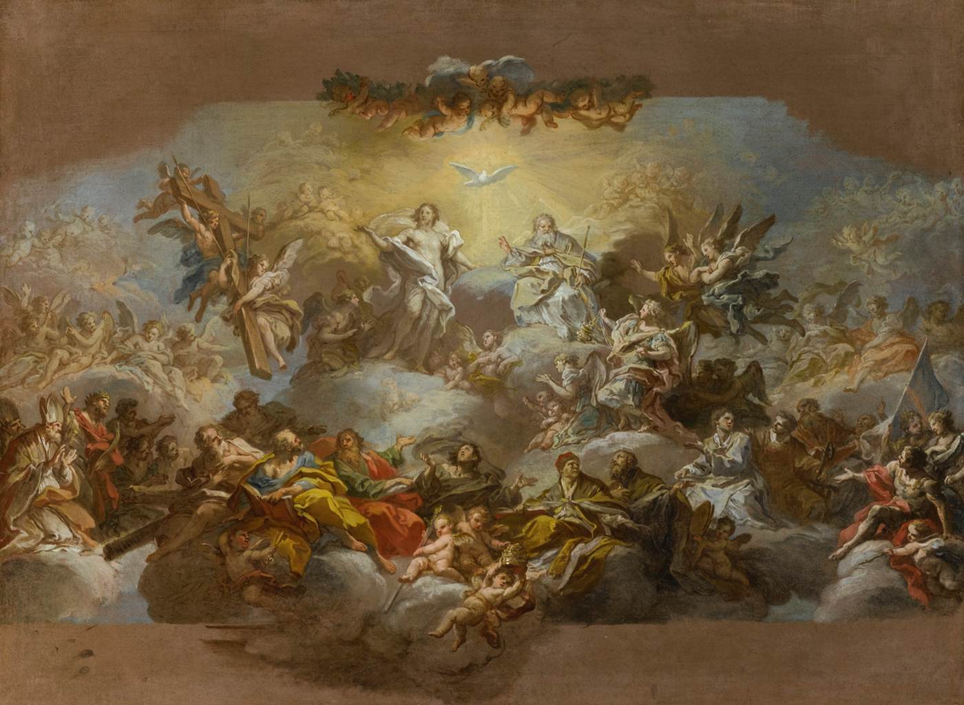 Holy Trinity and Saints in Glory by