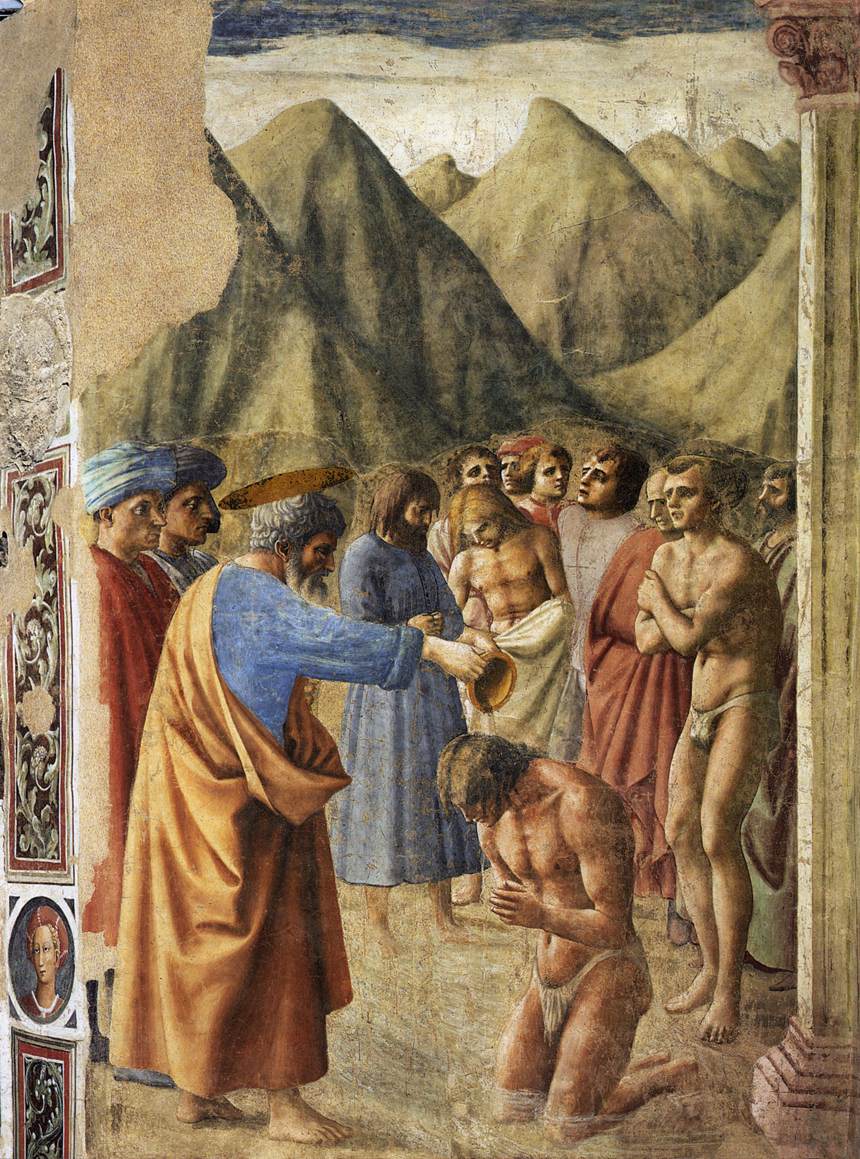 The Baptism of the Neophytes by