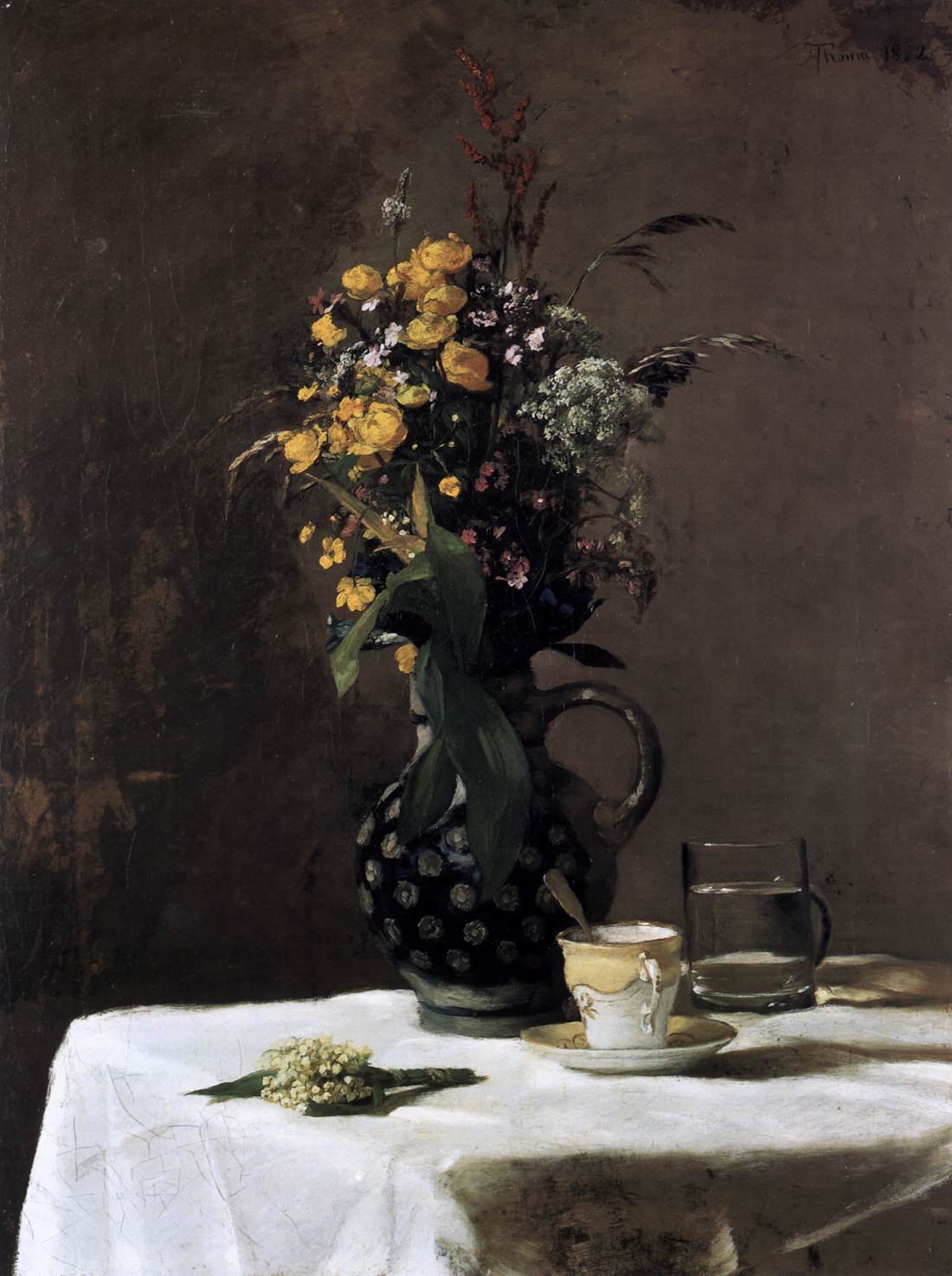 Wildflowers with Porcelain Cup by THOMA, Hans