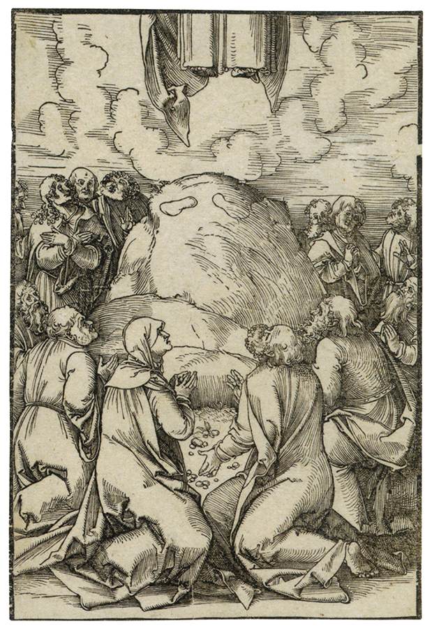 The Ascension by SCHÄUFELEIN, Hans Leonhard