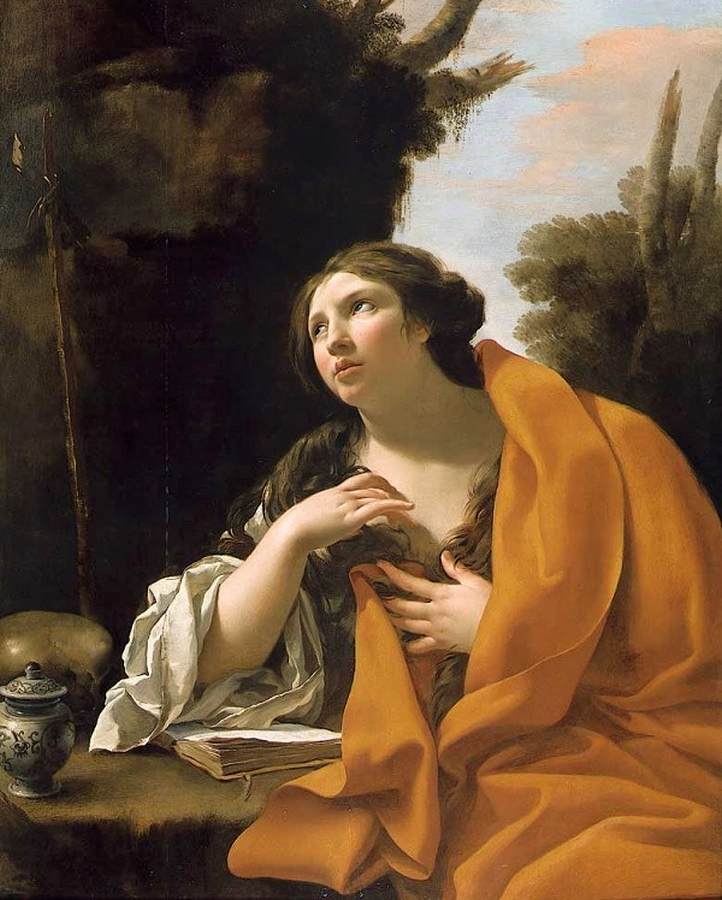 The Penitent Magdalen by VOUET, Simon