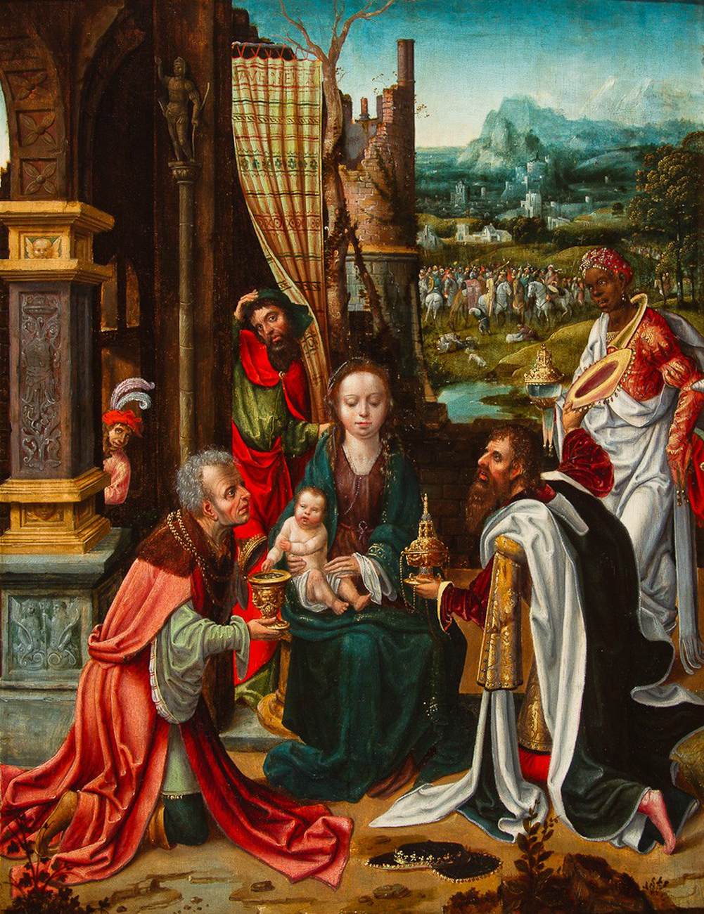 The Adoration of the Magi by OVERBEKE, Adriaen van