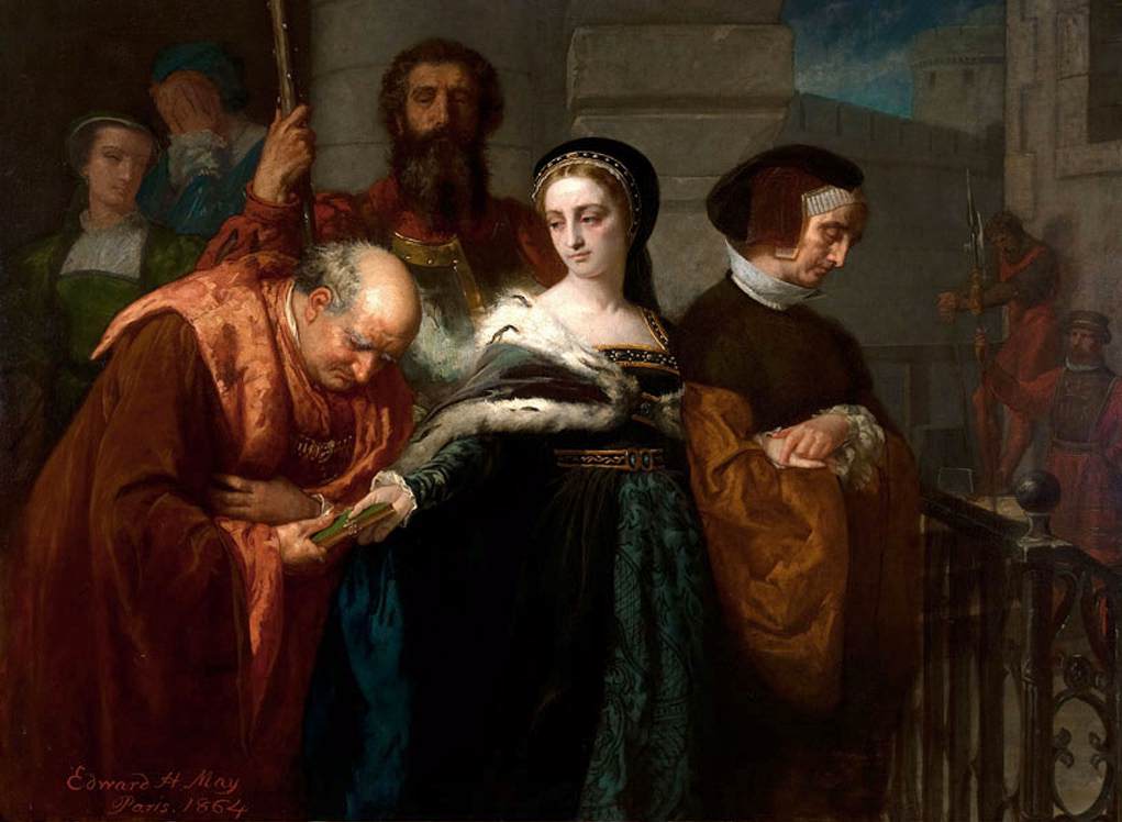 Lady Jane Grey Going to Her Execution by MAY, Edward Harrison