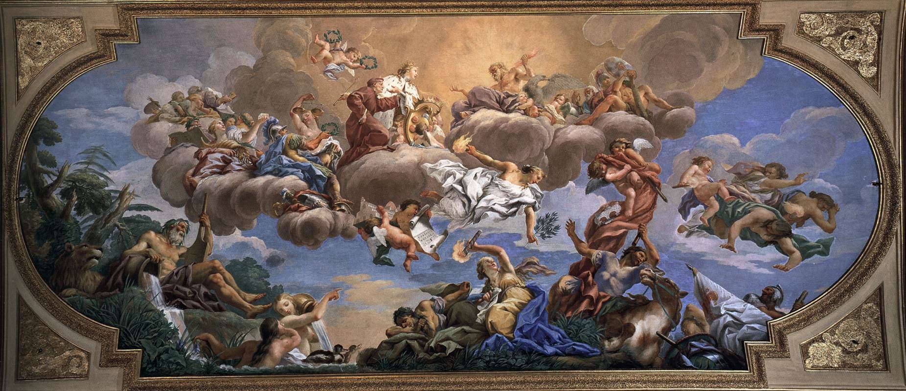 Ceiling decoration by GABBIANI, Anton Domenico