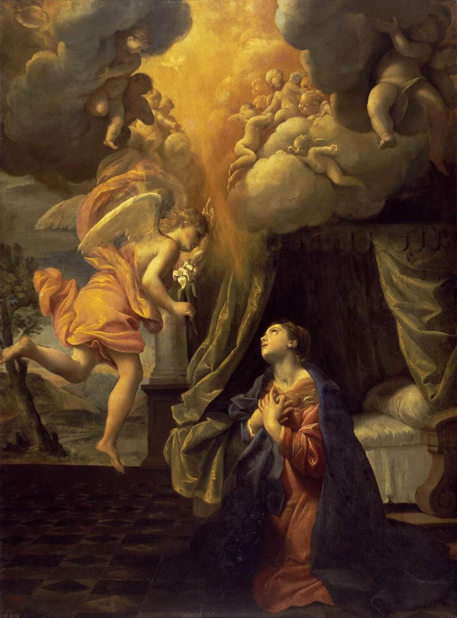 The Annunciation by LANFRANCO, Giovanni