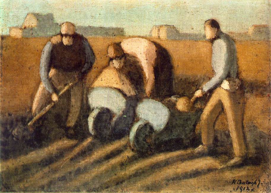 Navvies with Barrow by NAGY BALOGH, János