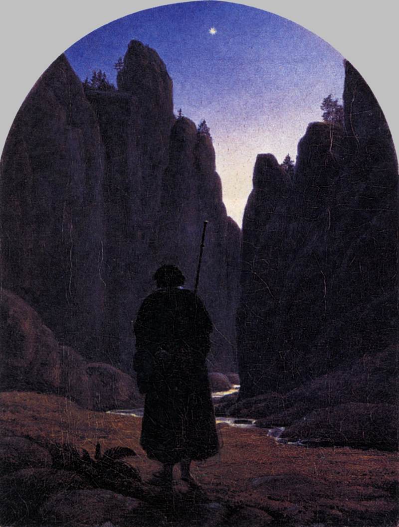 Pilgrim in a Rocky Valley by