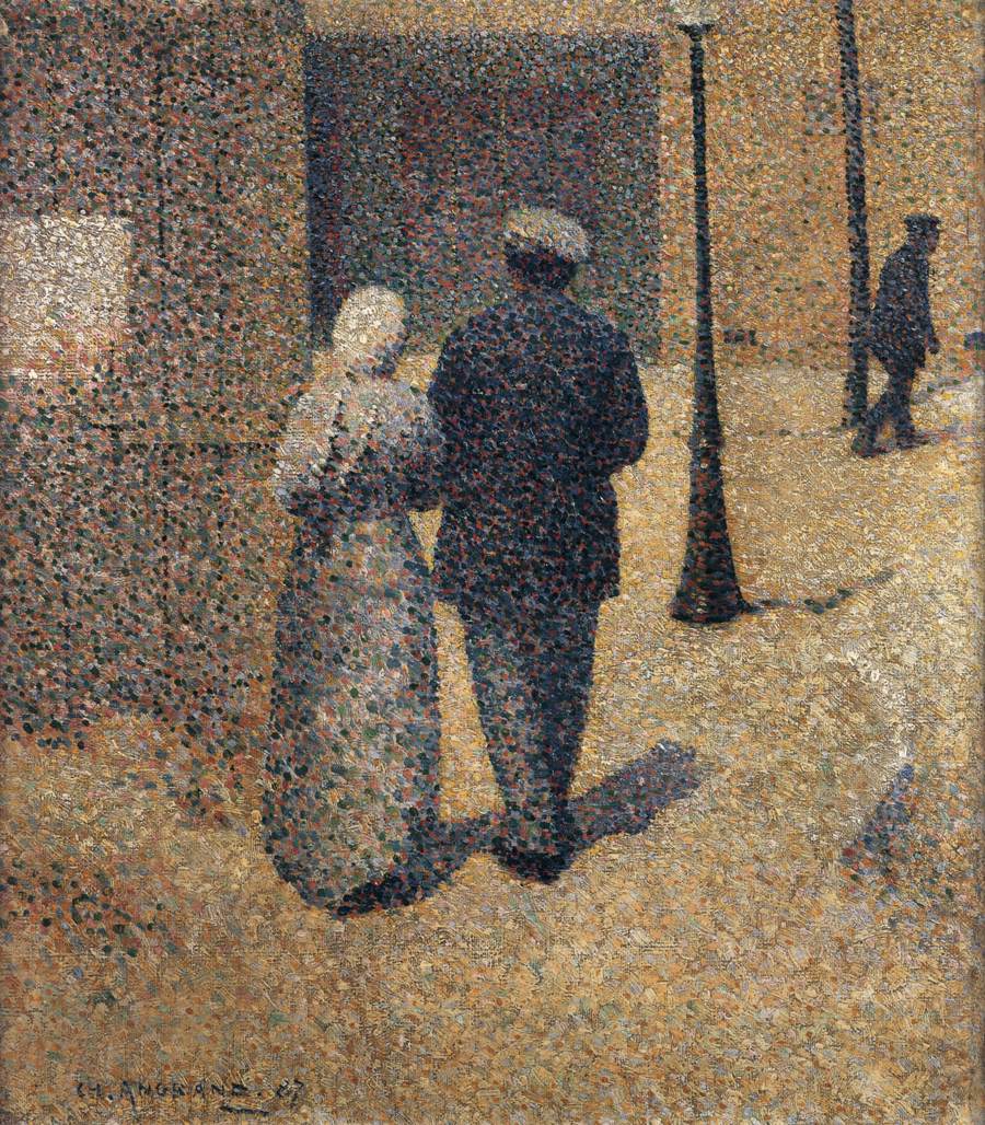 Couple in the Street by ANGRAND, Charles