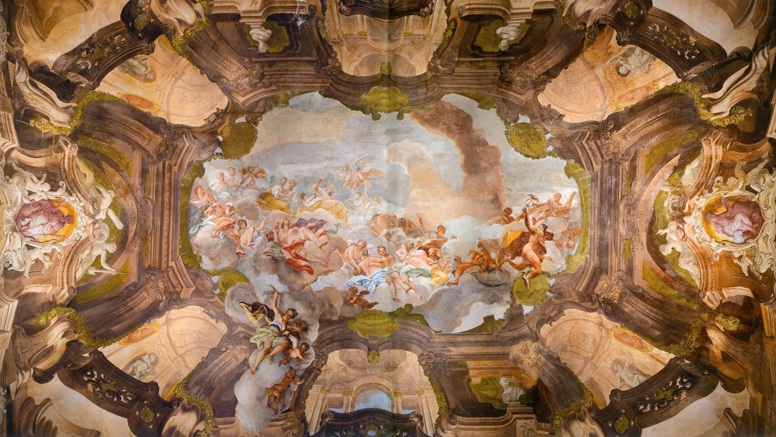 View of the ceiling by