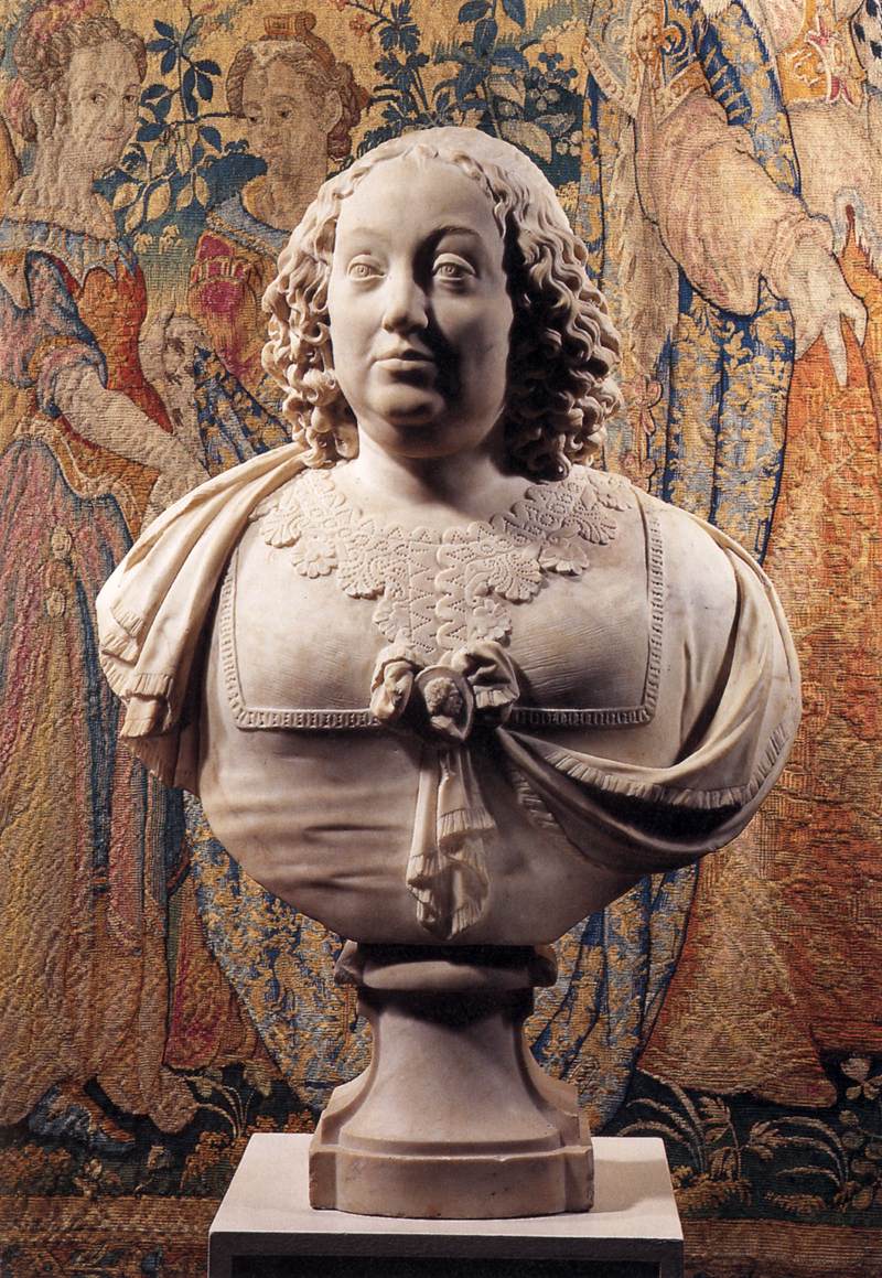 Portrait Bust of Johanna Doré by DIEUSSART, François