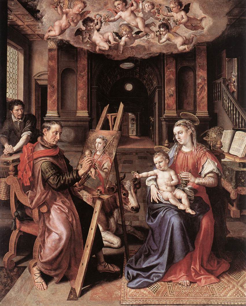 St Luke Painting the Virgin Mary by