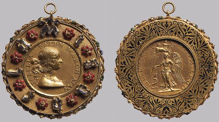 Portrait Medal of Isabella d'Este by ROMANO, Gian Cristoforo